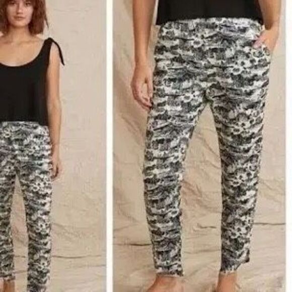 Marine Layer San Francisco toile print Allison Pants XS - Picture 2 of 10